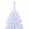 vidaXL Kunstkerstboom met 300 LED Wit 180 cm PVC en staal