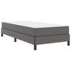 vidaXL Bedframe met matras Grijs 90 x 190 cm Stof