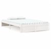 vidaXL Bedframe massief hout wit 120x200 cm