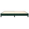 vidaXL Boxspring bed 200x200 cm fluweel donkergroen