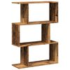 vidaXL Kamerscherm / boekenkast 3-laags 70x24x97 cm hout oud hout