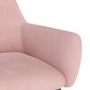 vidaXL Eetkamerstoelen 2 st fluweel roze