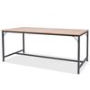 vidaXL Eettafel 180x90x76 cm essenhout