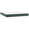 vidaXL Pocketveringmatras 160 x 220 x 20 cm Donkergroen