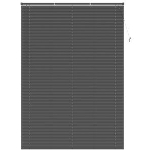 vidaXL Venetiaanse Blind Verstelbaar Zilvergrijs 213 x 160 cm PVC