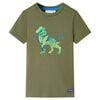 vidaXL Kindershirt 116 kakikleurig