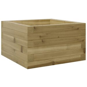 vidaXL Plantenbak 40x40x23 cm ge&iuml;mpregneerd grenenhout