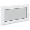 vidaXL Kelderraam RISOR 110 x 60 cm PVC en glas Wit
