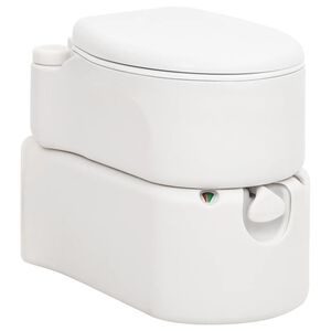 vidaXL Campingtoilet ge&iuml;ntegreerd 24+17 L HDPE email