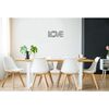 Homemania Wanddecoratie Words Love 50x25 cm staal zwart