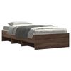vidaXL Bedframe zonder matras bewerkt hout bruin eikenkleur 100x200 cm