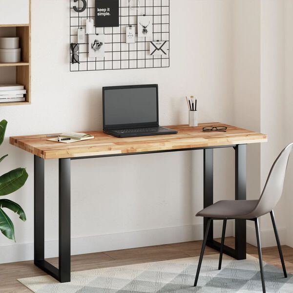 vidaXL Tafelblad rechthoekig 140x60x4 cm massief acaciahout