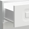 vidaXL Onderkast Kalmar bewerkt hout wit