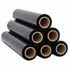 vidaXL Stretchfilm 6 st 30 &mu;m 50 cm x 300 m zwart