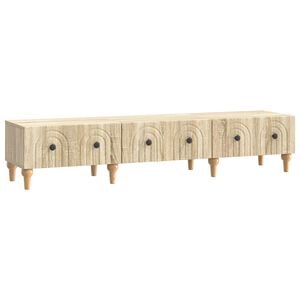 vidaXL TV-kast met lade Sonoma Eiken 147 x 34,5 x 30 cm Bewerkt hout