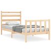 vidaXL Bedframe zonder matras massief grenenhout 90x200 cm