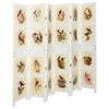 vidaXL Romdivider Paneel Wit 212 x 165 cm MDF