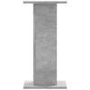 vidaXL Speakerstandaards 2 st 30x30x60 cm bewerkt hout betongrijs