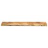vidaXL Tafelblad met natuurlijke rand 160x30x2,5 cm massief mangohout