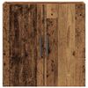 vidaXL Wandkast Wandgemonteerd Oud Hout 60 x 31,5 x 60 cm Bewerkt hout