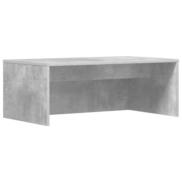 vidaXL Wandbureau met opslag Beton Grijs 80 x 45 x 30 cm Bewerkt hout