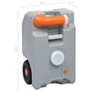 vidaXL Watertank op wielen 25 L grijs