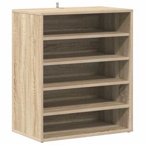 vidaXL Schoenenkast 60x35x70 cm bewerkt hout sonoma eikenkleurig