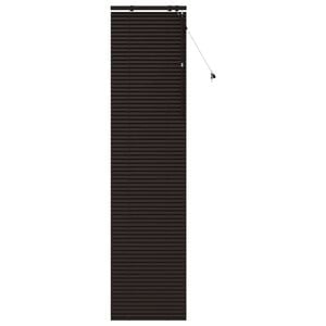 vidaXL Jaloezie Donkerbruin 65 x 250 cm 35 mm Massief Paulowniahout