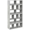 vidaXL Kamerscherm 100x33x187,5 cm bewerkt hout betongrijs