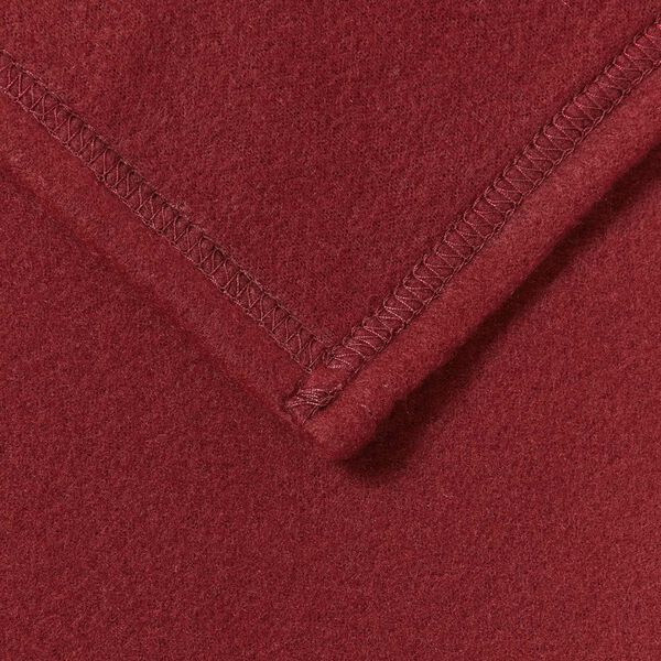 vidaXL Gooi Deken Bordeaux Rood 270 x 240 cm Fleece