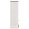 vidaXL Badkamerkast met plank VIGO Wit en Antiek Wit 37 x 34 x 110 cm