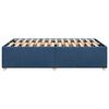 vidaXL Bedframe zonder matras 120x190 cm stof blauw