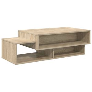 vidaXL Salontafel Sonoma Eiken 105 x 50 x 32,5 cm Bewerkt hout
