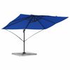 vidaXL Cantilever Roma parasol Blauw en Zwart 352 x 251 x 260 cm