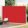 vidaXL Tuinscherm uittrekbaar 220x500 cm rood