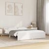 vidaXL Bedframe massief hout wit 140x190 cm