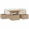 vidaXL Tuinbankenset 5 st Beige en Cr&egrave;me