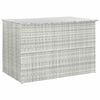 vidaXL Tuinbox 150x100x100 cm poly rattan lichtgrijs
