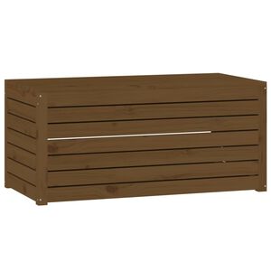 vidaXL Tuinbox 101x50,5x46,5 cm massief grenenhout honingbruin