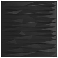 vidaXL Wandpanelen 24 st 50x50 cm EPS 6 m² steenpatroon zwart