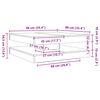 vidaXL Salontafel 360 graden draaibaar 90x90x34,5 cm artisanaal eiken
