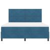 vidaXL Boxspringbed met matras Donkerblauw 180 x 200 cm Stof