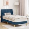 vidaXL Bedframe met hoofdeinde Blauw 90 x 200 cm Stof