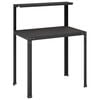 vidaXL Planttafel 100 x 50 x 104 cm Gepoedercoat staal Zwart