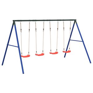 vidaXL Schommelset met 4 schommels