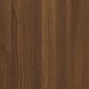 vidaXL Boekenkast 40x24x175 cm bewerkt hout bruin eikenkleur