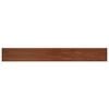 vidaXL Raamsokkel Bruin hout 100 x 15 x 4,5 cm PVC