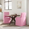 vidaXL Eetstoelen 2 pcs Roze 57 x 67 x 98 cm Stof