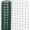 Nature Gaas vierkant 0,5x5 m 13 mm kunststof gecoat staal groen