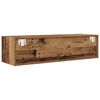 vidaXL TV-kast met lade Oud hout 100 x 31 x 25,5 cm Bewerkt hout